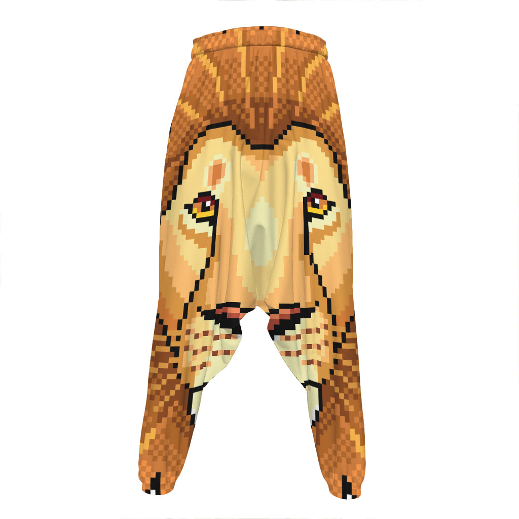 Leo Pixel Print Hammer Pants