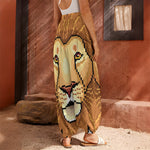 Leo Pixel Print Harem Pants