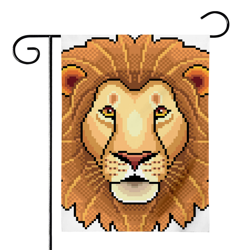 Leo Pixel Print House Flag