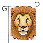 Leo Pixel Print House Flag