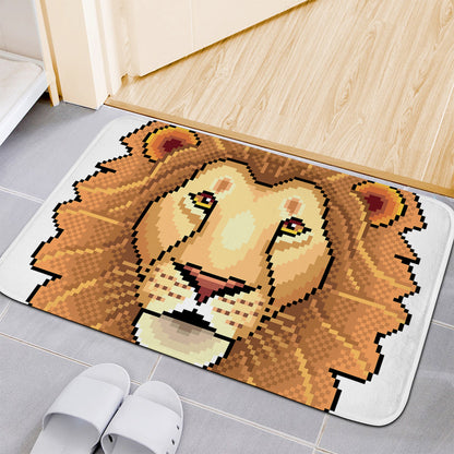 Leo Pixel Print Indoor Door Mat