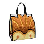 Leo Pixel Print Insulated Lunch Tote