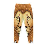 Leo Pixel Print Jogger Pants