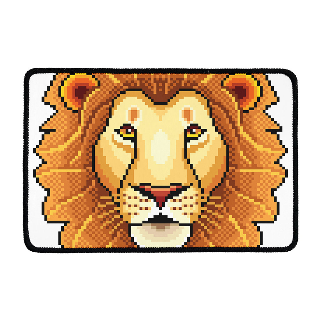 Leo Pixel Print Kitchen Mat