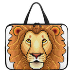 Leo Pixel Print Laptop Sleeve With Handle