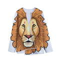 Leo Pixel Print Long Sleeve Short Coat