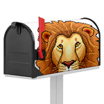 Leo Pixel Print Mailbox Cover