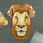 Leo Pixel Print Men's Bodysuit