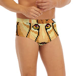 Leo Pixel Print Men's Briefs