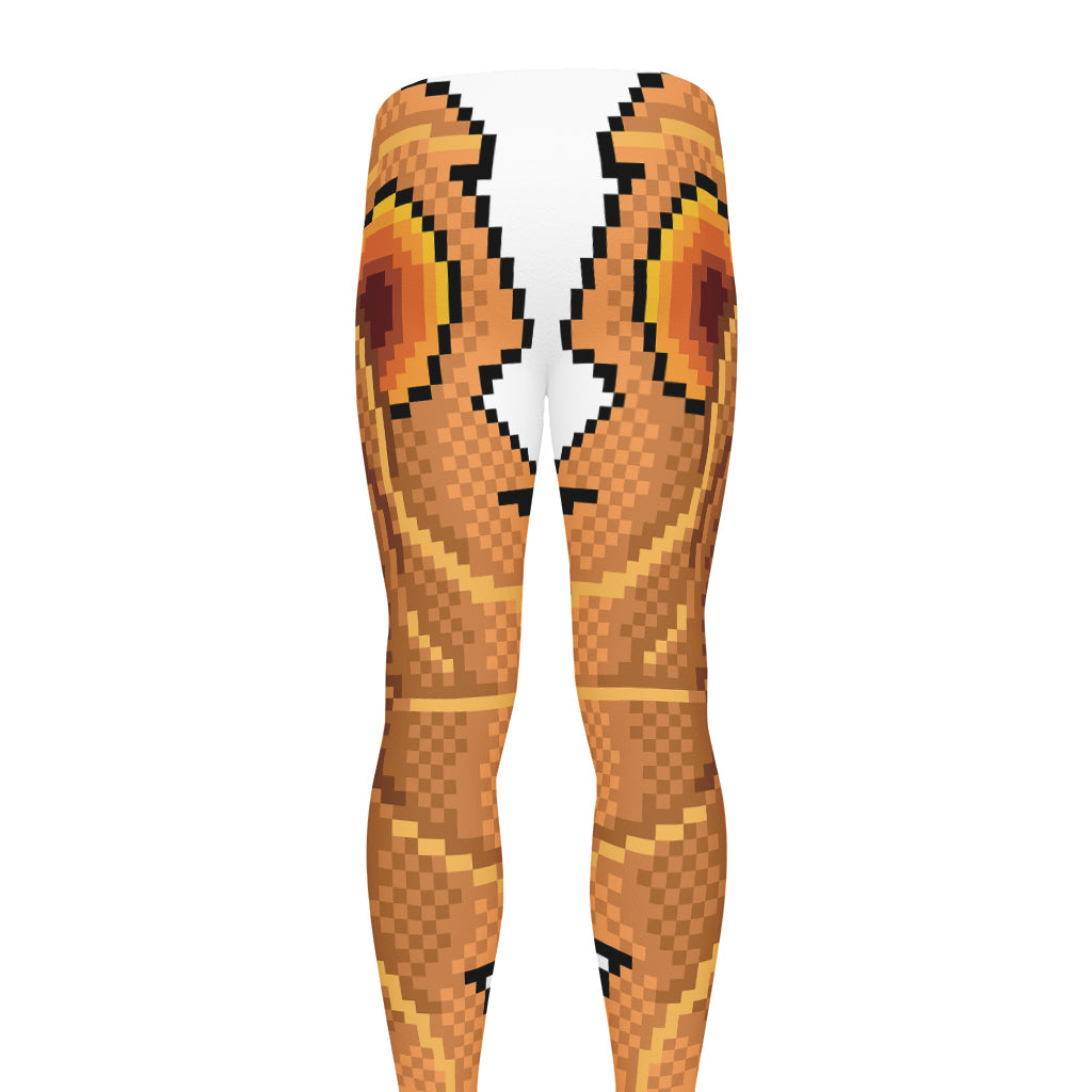 Leo Pixel Print Men's leggings