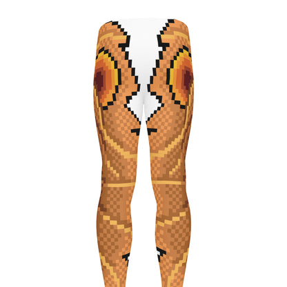 Leo Pixel Print Men's leggings