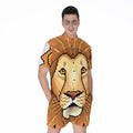 Leo Pixel Print Men's Romper