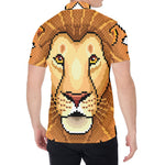 Leo Pixel Print Men's Shirt