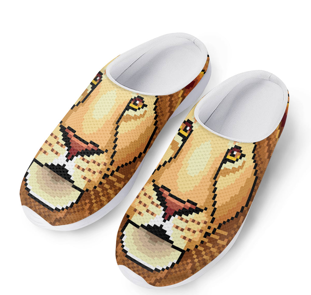 Leo Pixel Print Mesh Casual Shoes