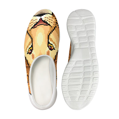 Leo Pixel Print Mesh Casual Shoes