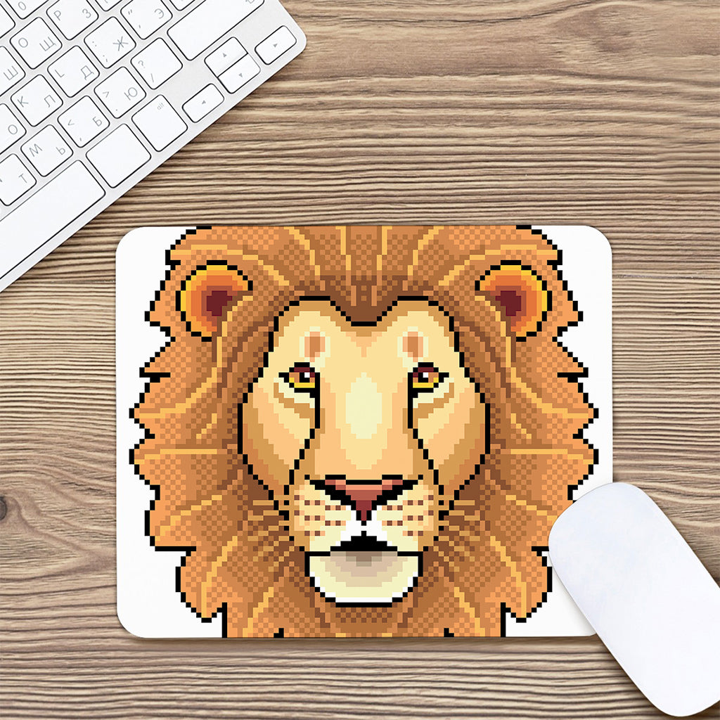 Leo Pixel Print Mouse Pad