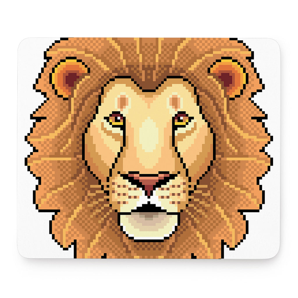 Leo Pixel Print Mouse Pad