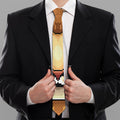 Leo Pixel Print Necktie
