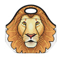 Leo Pixel Print Neoprene Lunch Bag
