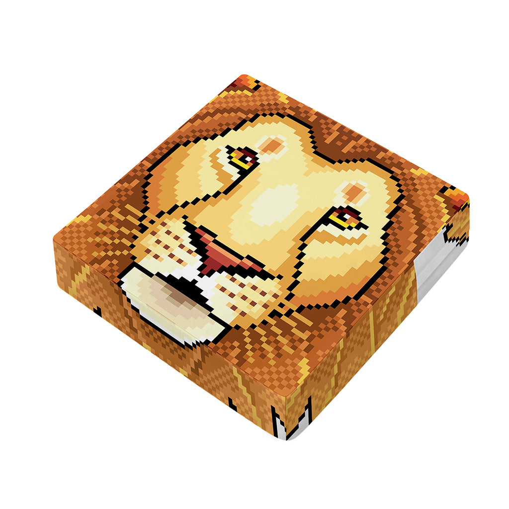 Leo Pixel Print Outdoor Seat Cushion Cover