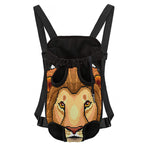 Leo Pixel Print Pet Carrier Backpack