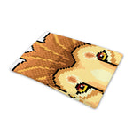 Leo Pixel Print Pet Cooling Mat Cover