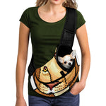 Leo Pixel Print Pet Sling Carrier