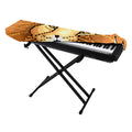 Leo Pixel Print Piano Keyboard Cover