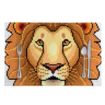 Leo Pixel Print Placemat