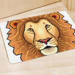 Leo Pixel Print Polyester Doormat