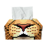 Leo Pixel Print Rectangle Tissue Box Cover
