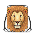 Leo Pixel Print Rectangular Crossbody Bag