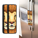Leo Pixel Print Refrigerator Handle Covers