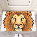 Leo Pixel Print Rubber Doormat