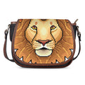 Leo Pixel Print Saddle Bag