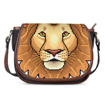 Leo Pixel Print Saddle Bag