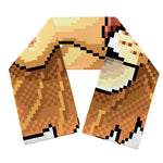 Leo Pixel Print Scarf