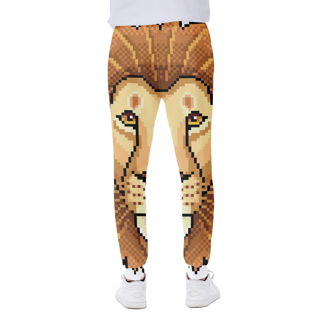 Leo Pixel Print Scuba Joggers
