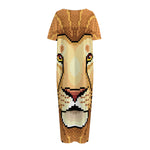 Leo Pixel Print Short Sleeve Long Nightdress