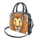 Leo Pixel Print Shoulder Handbag