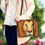 Leo Pixel Print Shoulder Strap Bible Bag