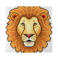 Leo Pixel Print Silk Bandana