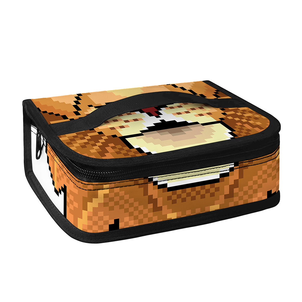 Leo Pixel Print Small Lunch Bag
