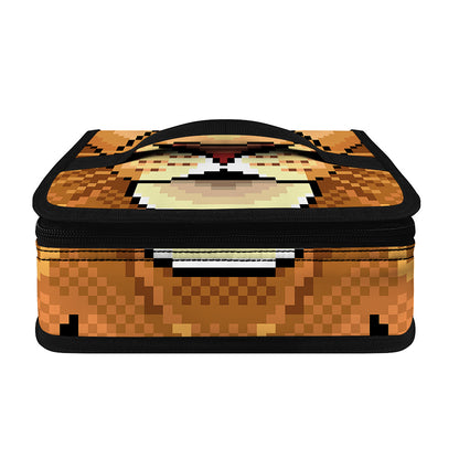 Leo Pixel Print Small Lunch Bag