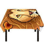 Leo Pixel Print Tablecloth