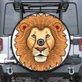 Leo Pixel Print Tire Cover With Camera Hole