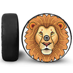 Leo Pixel Print Tire Cover With Camera Hole