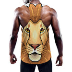 Leo Pixel Print Training Tank Top