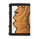 Leo Pixel Print Trifold Wallet