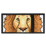 Leo Pixel Print Trifold Wallet